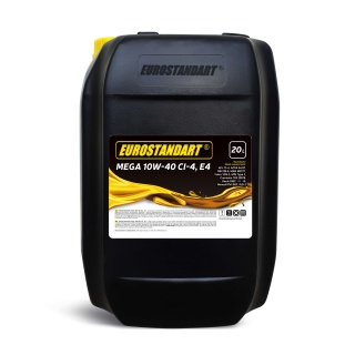 Моторное масло EUROSTANDART MEGA 10W-40 CI-4, E4 - 20л. 
