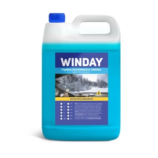  ЖИДКОСТЬ СТЕКЛООМЫВАТЕЛЯ ЗИМНЯЯ КОНЦЕНТРАТ WINDAY -80°С - 5л.