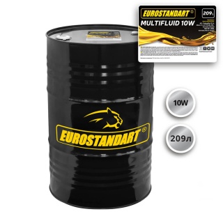 Многофункциональная жидкость EUROSTANDART MULTIFLUID 10W - 209л.