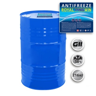 Охлаждающая жидкость ANTIFREEZE ROYAL PINGWIN G11 готовый - 216кг.