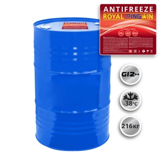 Охлаждающая жидкость ANTIFREEZE ROYAL PINGWIN G12+ готовый - 216кг.