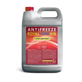 Охлаждающая жидкость ANTIFREEZE ROYAL PINGWIN G12+ CONCENTRATE - 5кг.