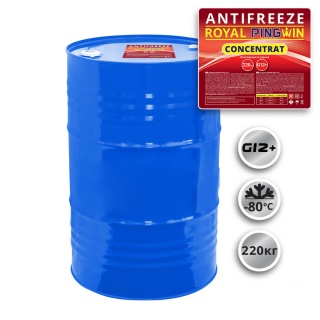 Охлаждающая жидкость ANTIFREEZE ROYAL PINGWIN G12+ CONCENTRATE - 220кг.