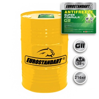 Охлаждающая жидкость ANTIFREEZE SUPER FORMULA G11 Green готовый - 216кг.