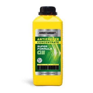 Охлаждающая жидкость ANTIFREEZE SUPER FORMULA G11 Green CONCENTRATE - 1кг.