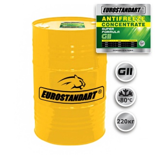 Охлаждающая жидкость ANTIFREEZE SUPER FORMULA G11 Green CONCENTRATE - 220кг.