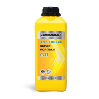 Охлаждающая жидкость ANTIFREEZE SUPER FORMULA G11 Yellow готовый - 1кг.
