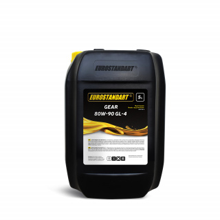 Трансмиссионное масло EUROSTANDART GEAR 80W-90 GL-4 - 5л.