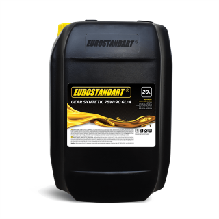 Трансмиссионное масло EUROSTANDART GEAR SYNTETIC 75W-90 GL-4 - 20л.